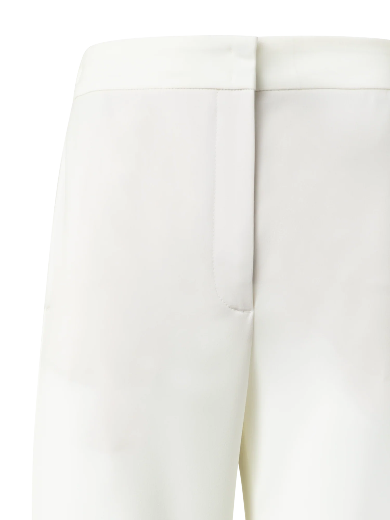 Straight Laser Cut Pants with Elastic Waist - Image 3