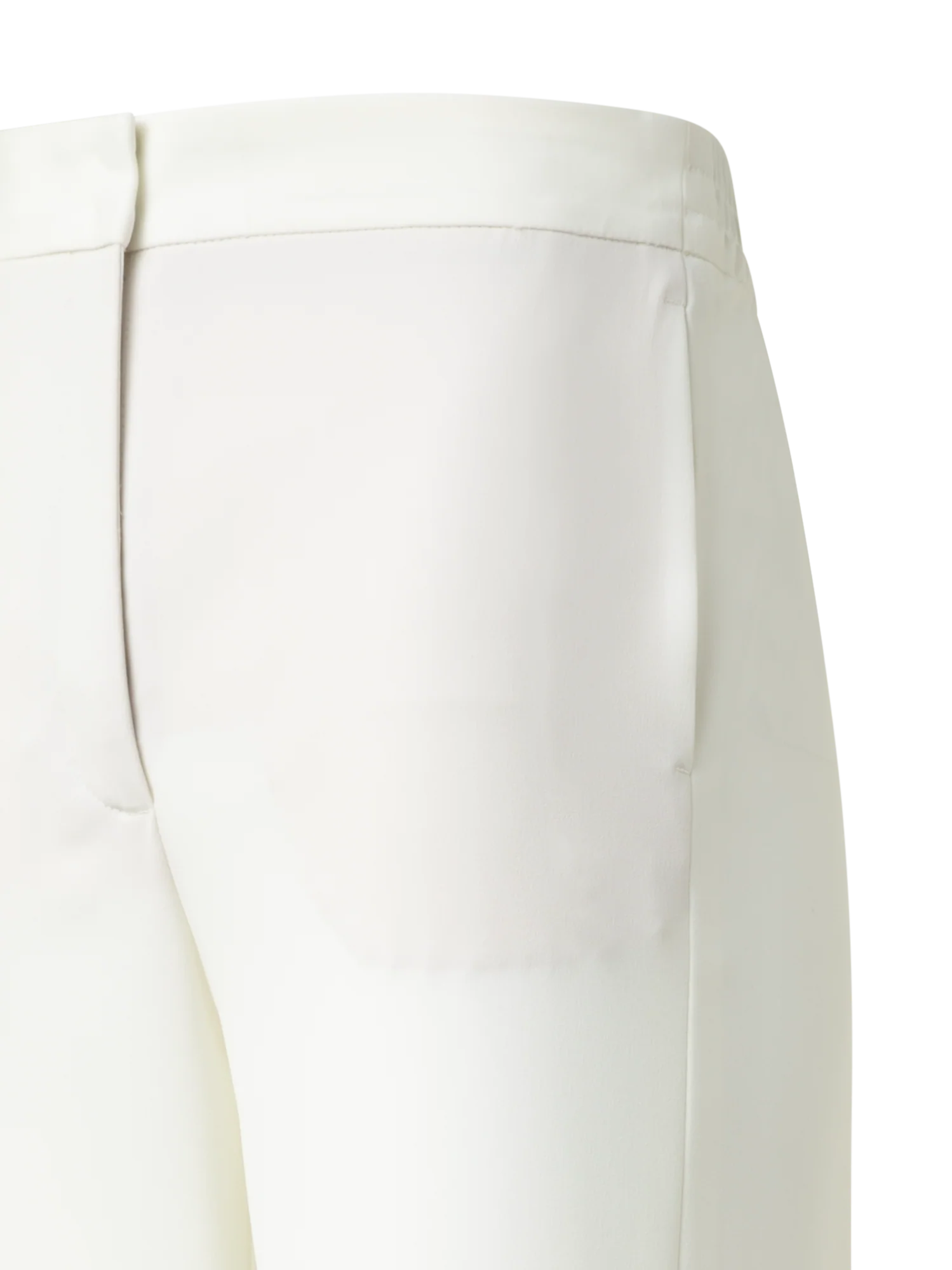 Straight Laser Cut Pants with Elastic Waist - Image 4