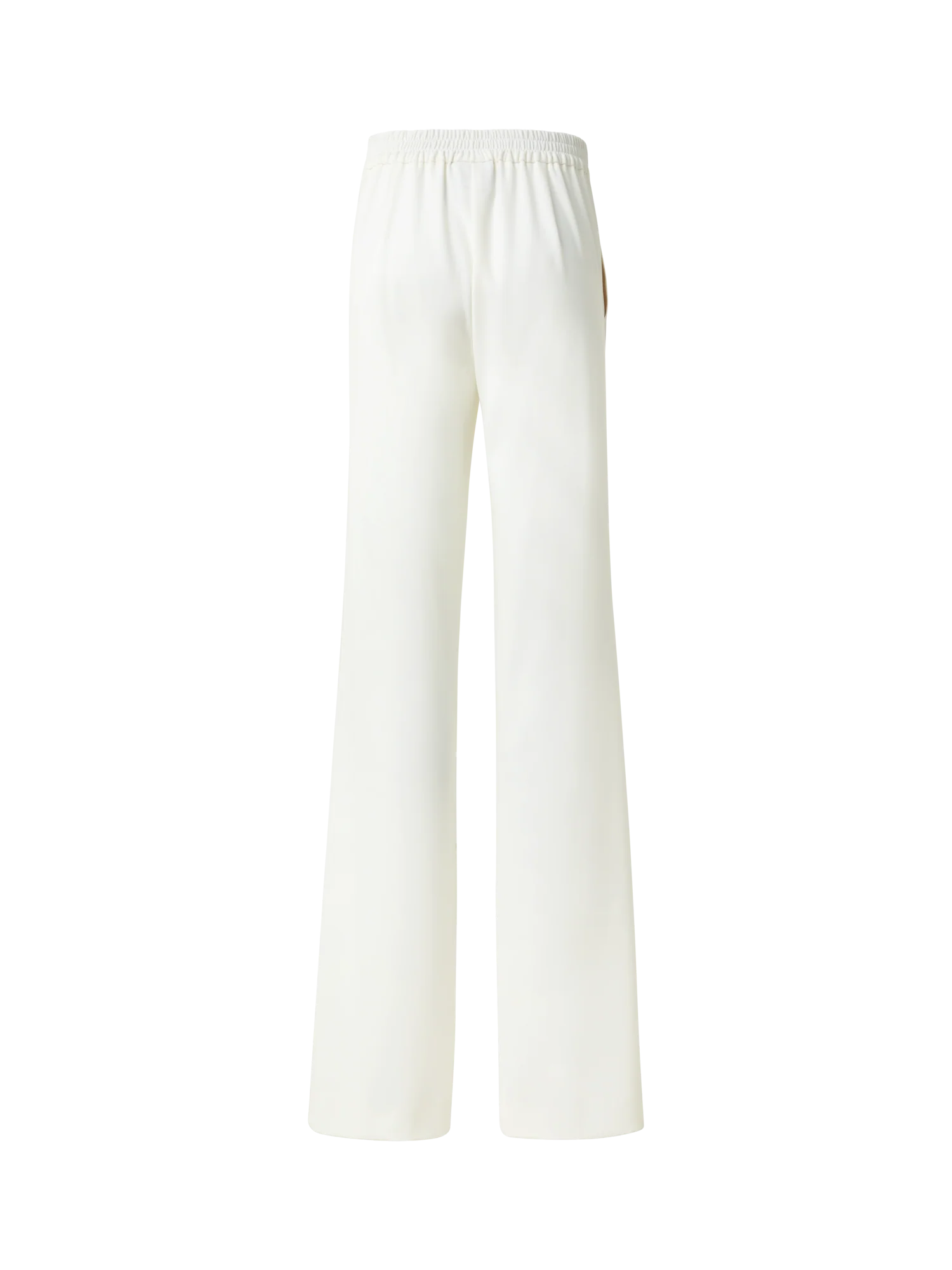 Straight Laser Cut Pants with Elastic Waist - Image 5