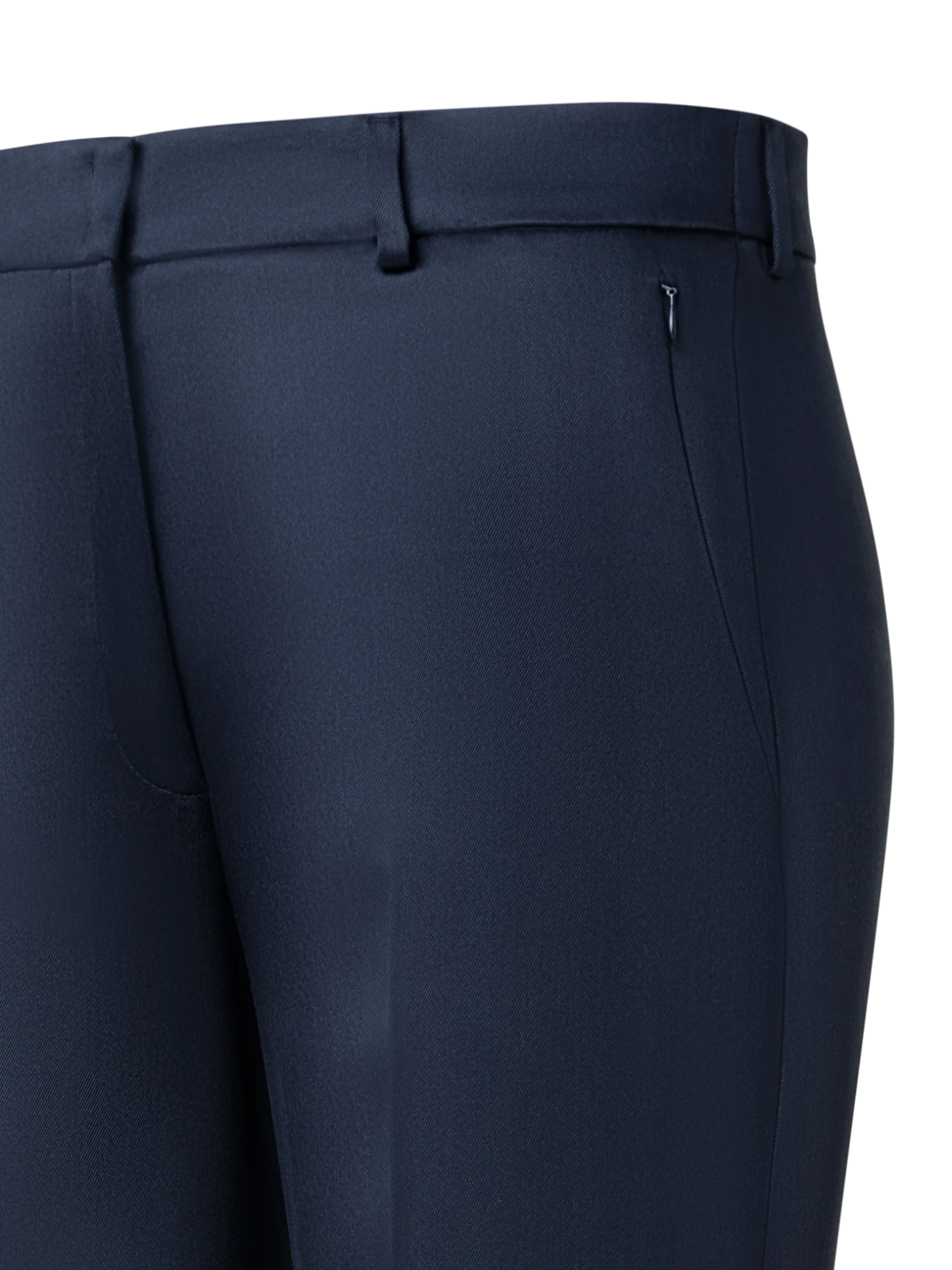 Straight Silk Gabardine Pants - Image 2