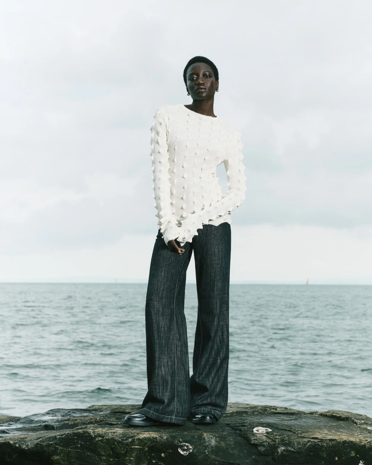 Sweater with 3D Sail Look - Image 2