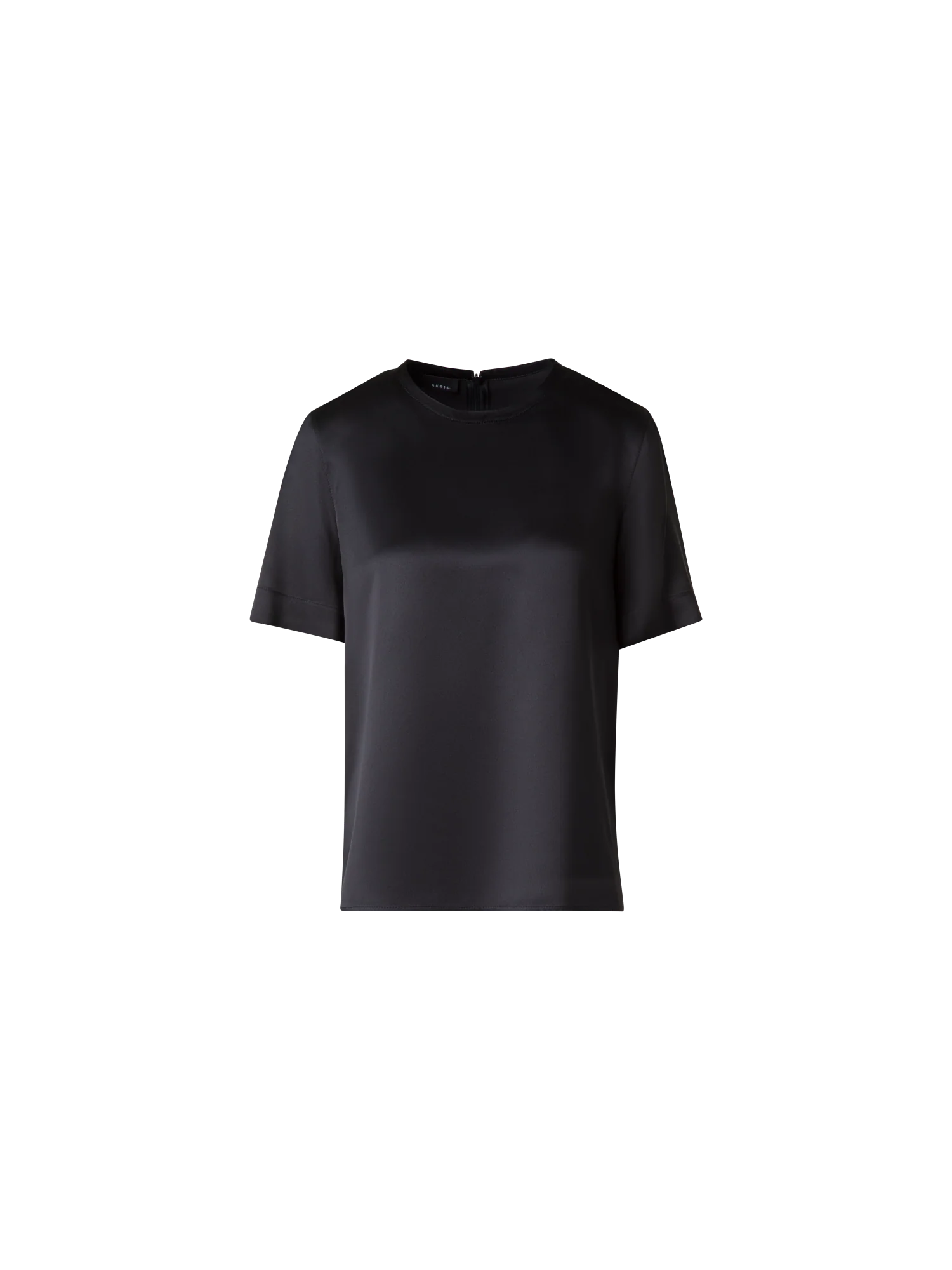 T-Shirt Blouse in Silk Satin