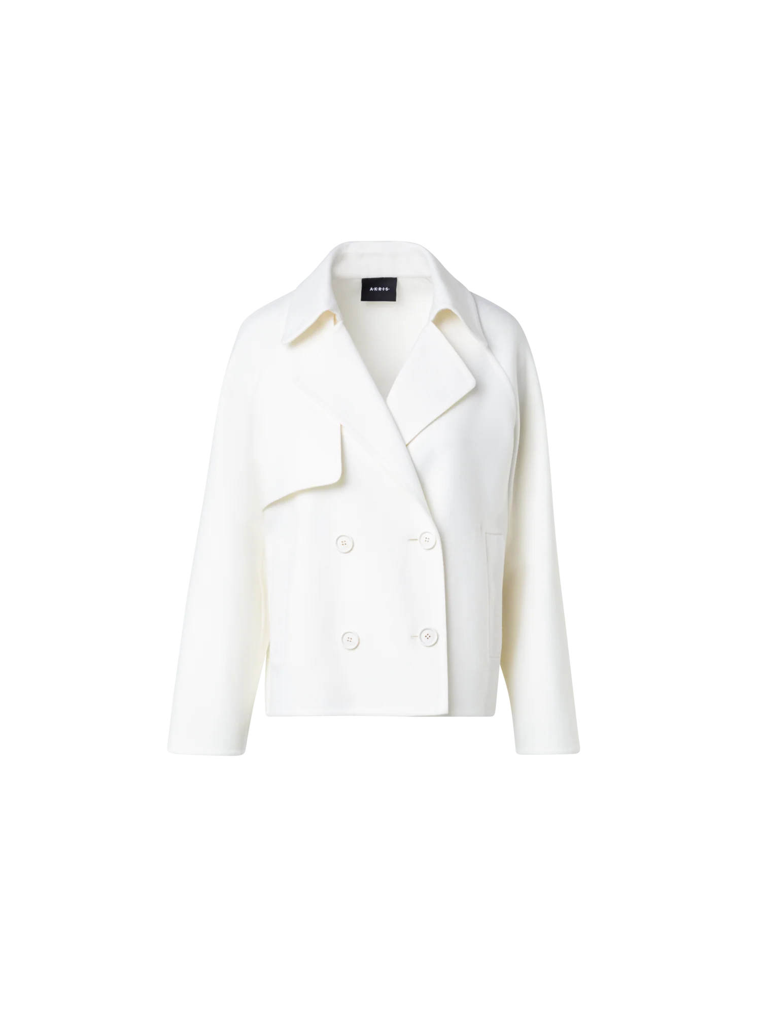 Trench Jacket in Wool Double-Face