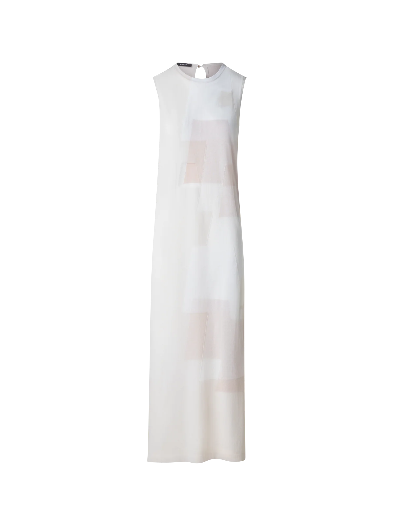 Tube Knit Dress in Trapezoid Intarsia