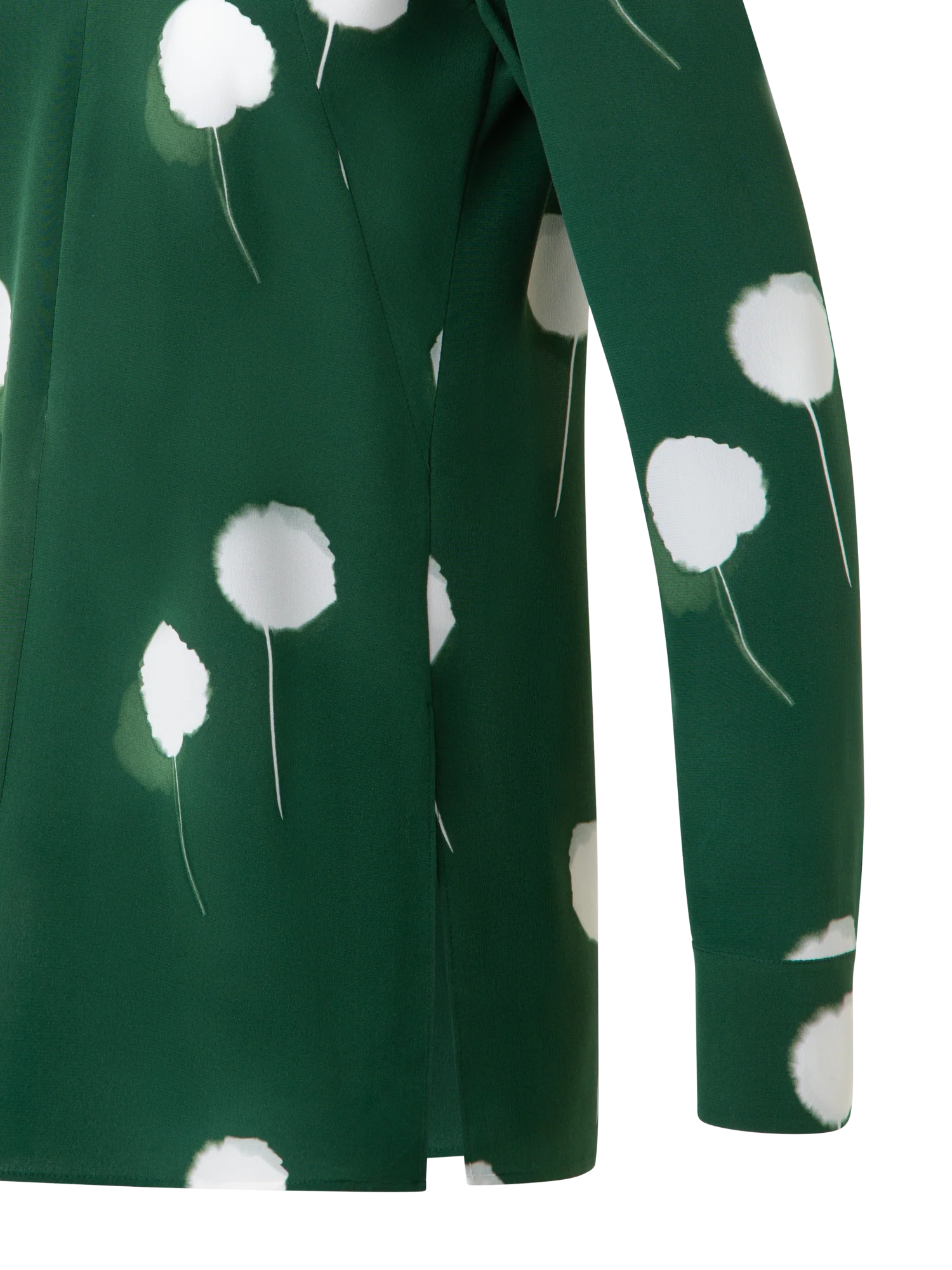 Tunic Blouse in Silk with Dandelion Print - Image 2