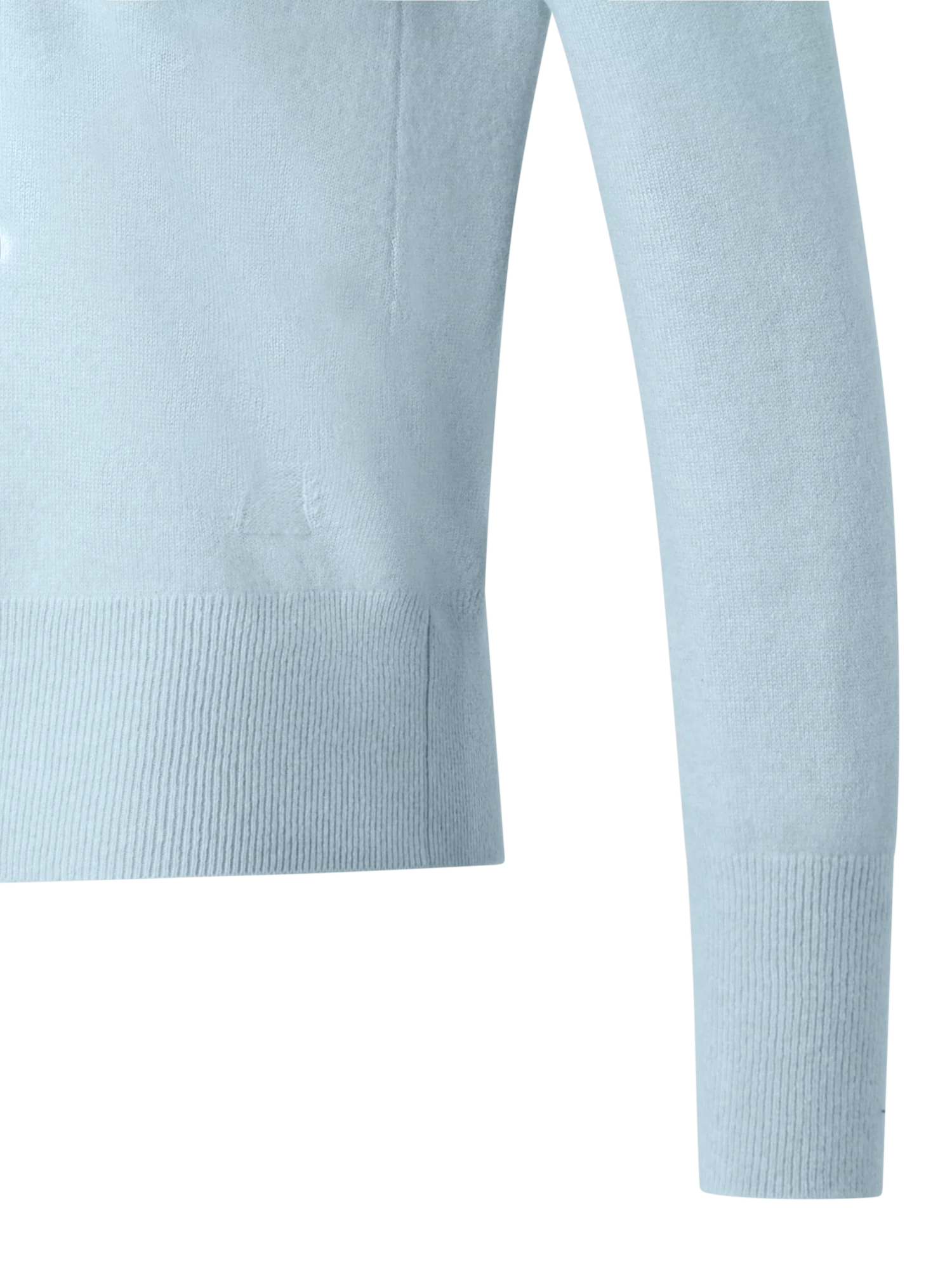 V-Neck Sweater in 100% Cashmere - Image 2