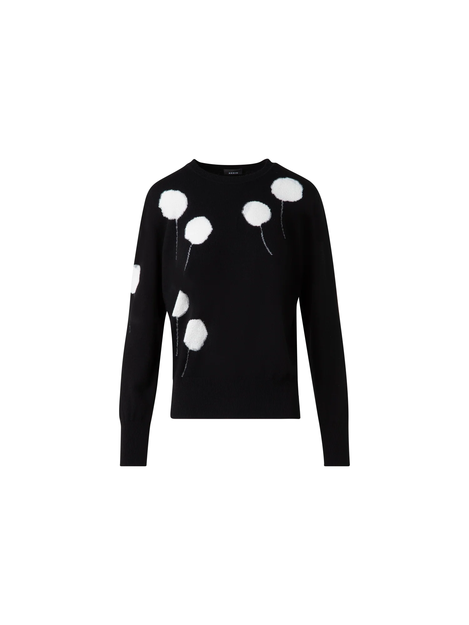 Cashmere Dandelion Crew Neck Sweater