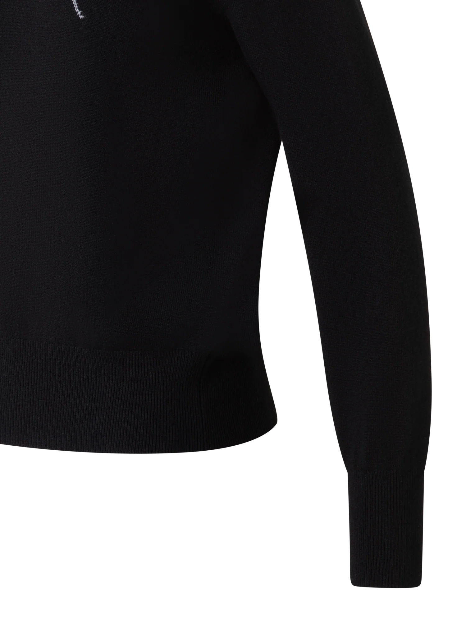 Cashmere Dandelion Crew Neck Sweater - Image 3