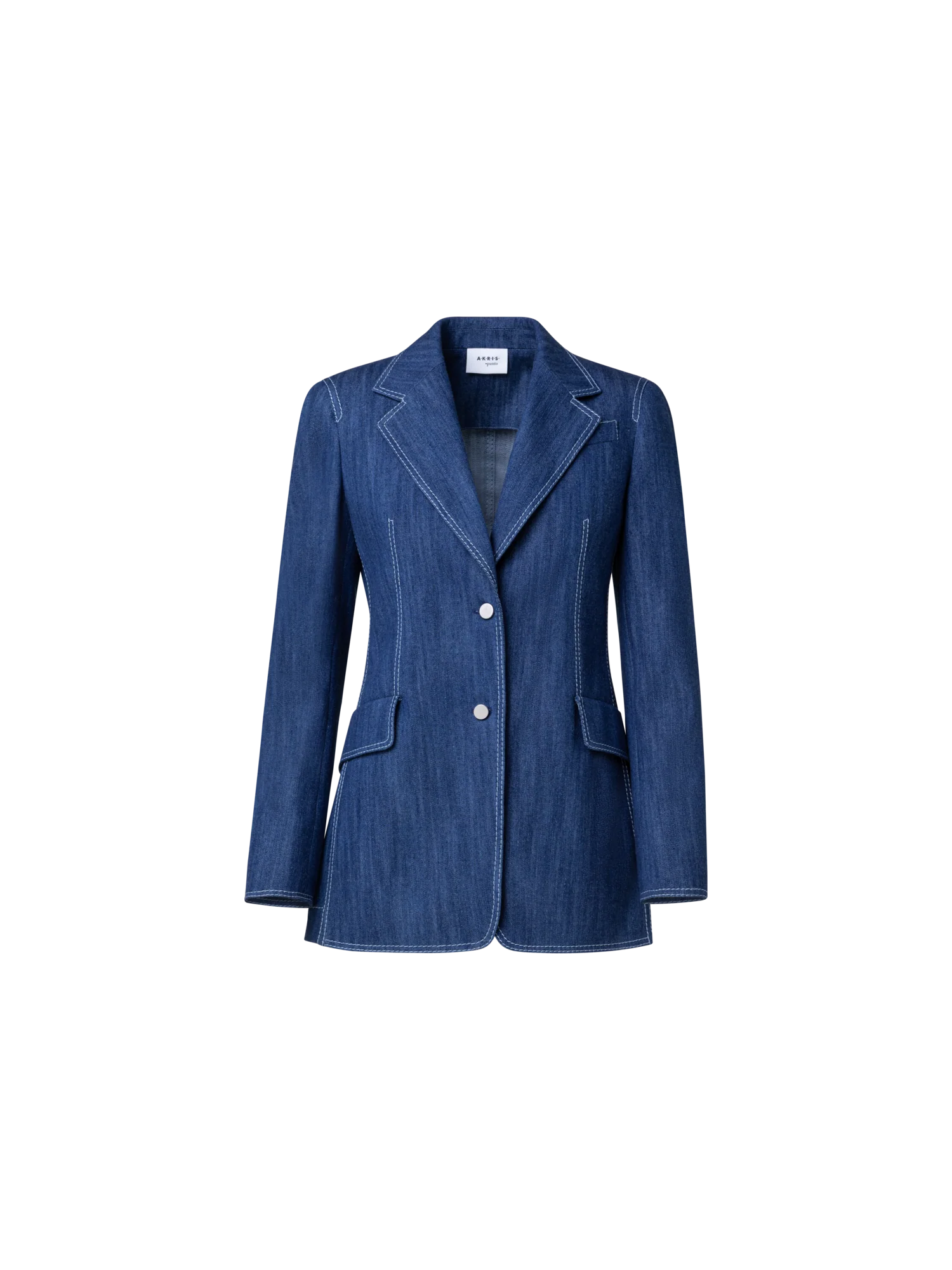 Washed Denim Blazer