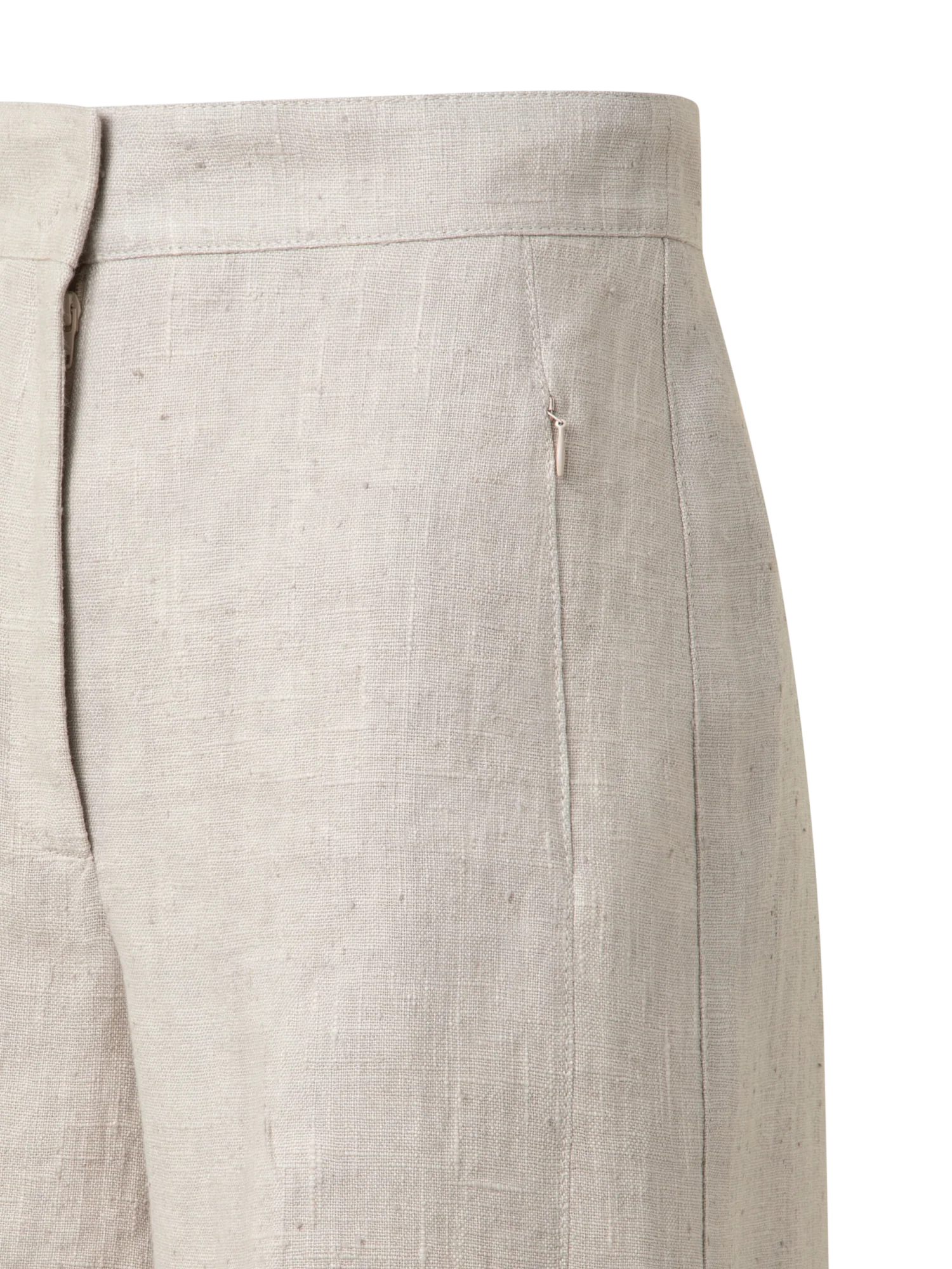 Washed Raw Linen Shorts - Image 3