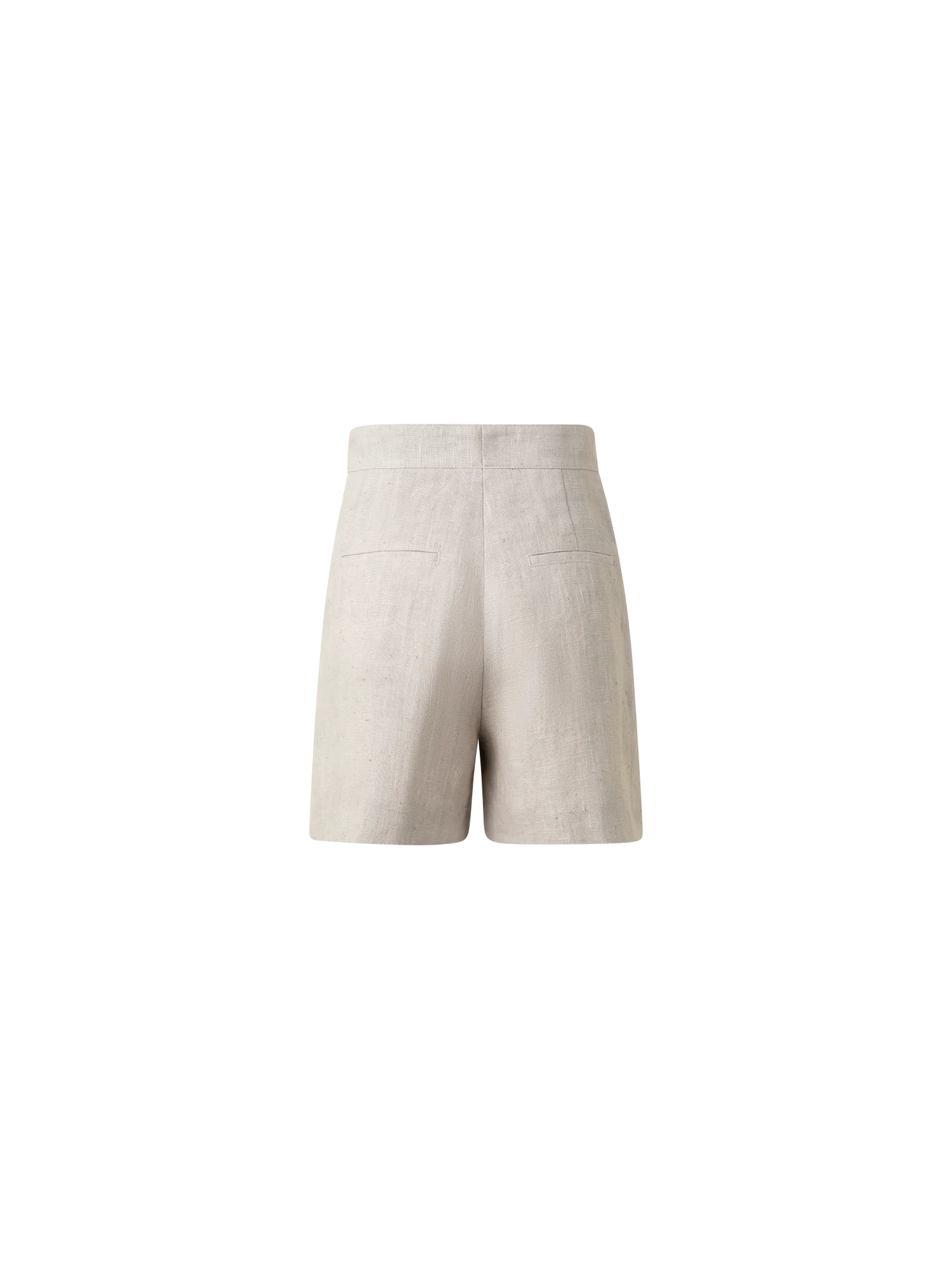 Washed Raw Linen Shorts - Image 4