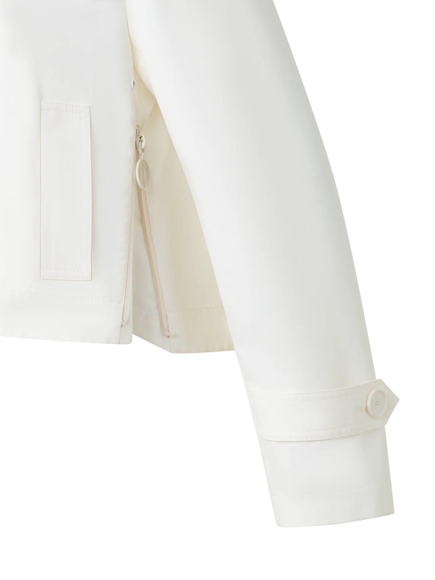 Water Repellent Bicycle Parka in Cotton Blend - Image 2