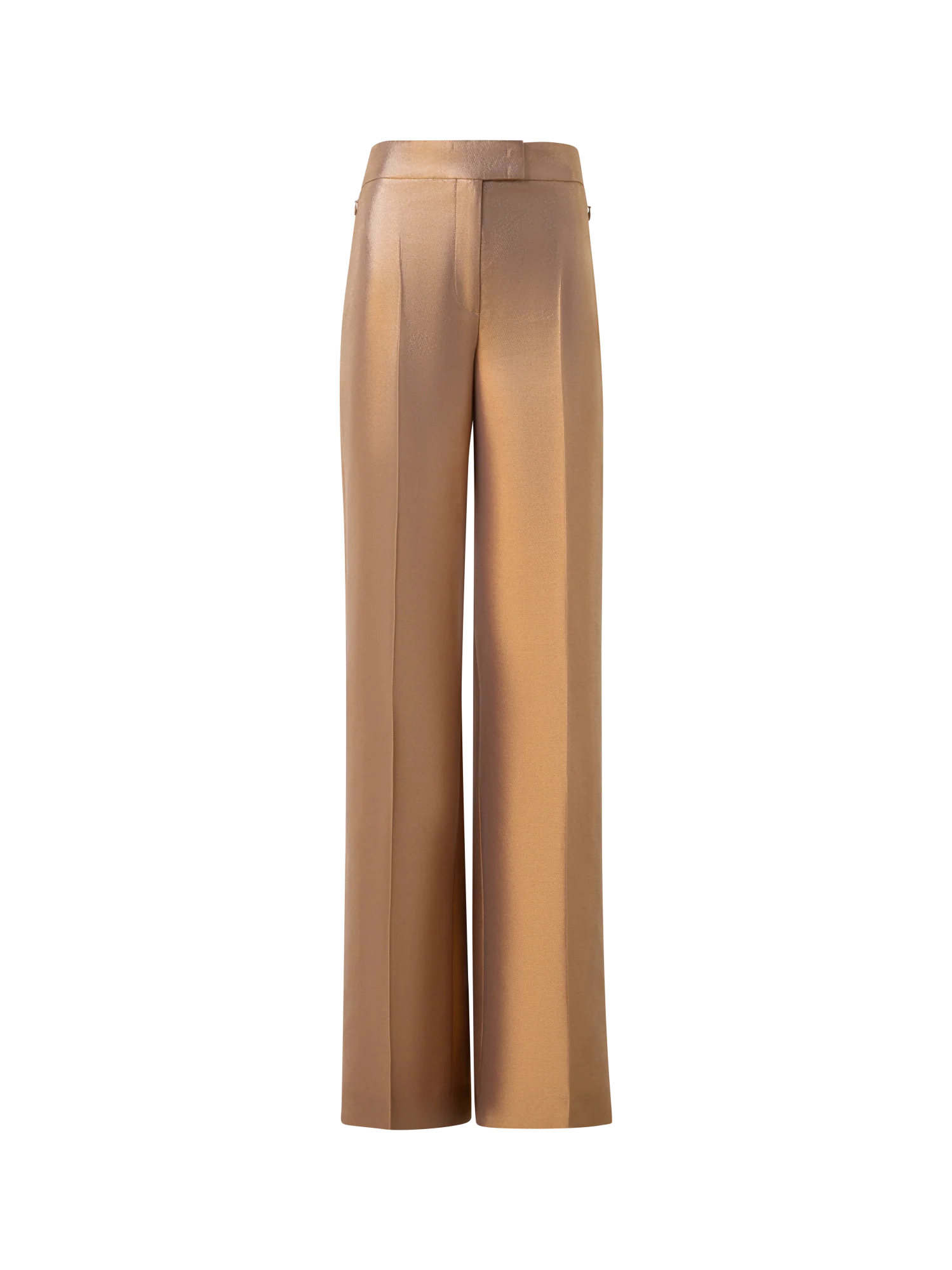 Wide Cotton and Lurex Pants