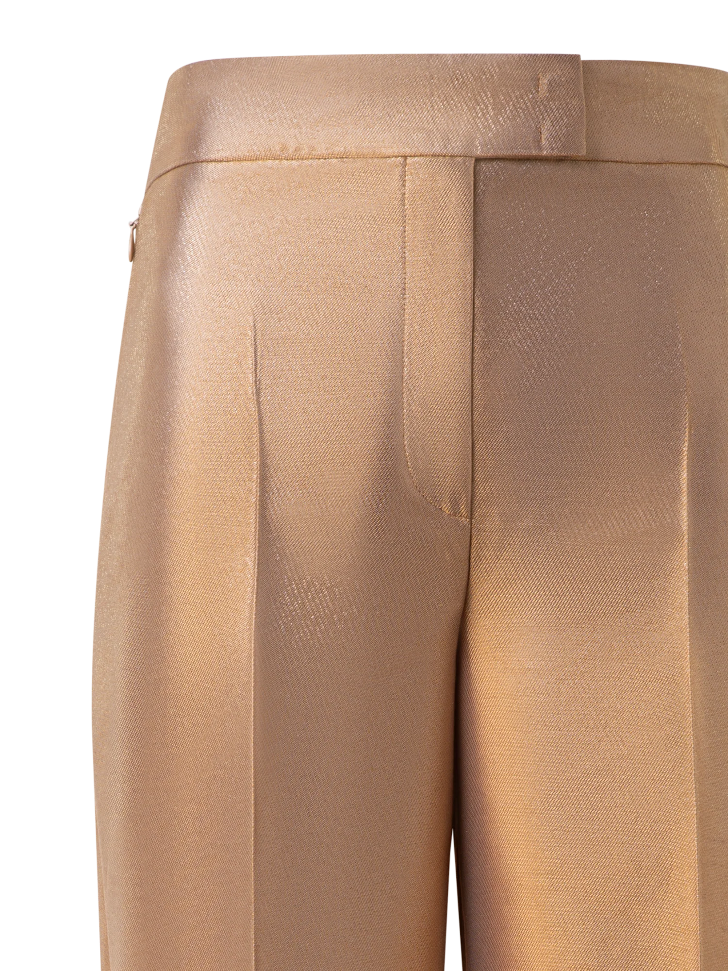 Wide Cotton and Lurex Pants - Image 5
