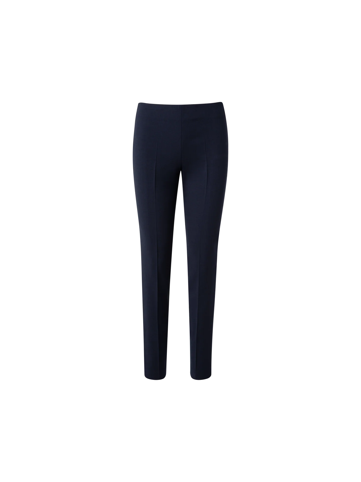Slim Wool Double-Face Pants