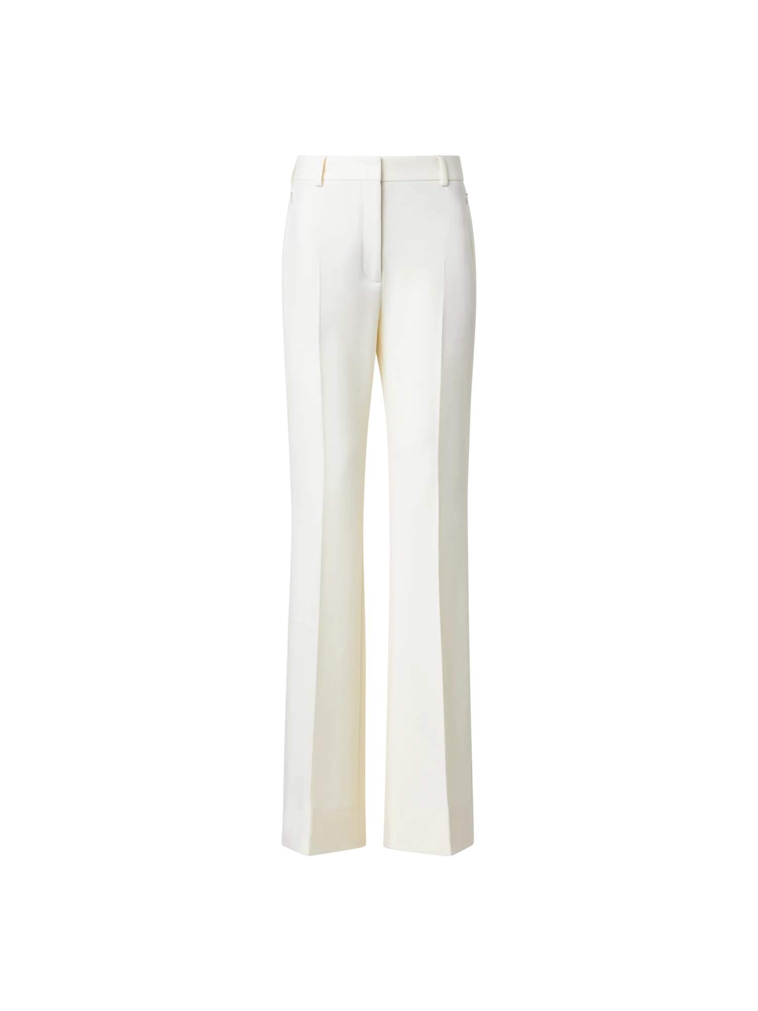 Bootcut Wool Stretch Double-Face Pants