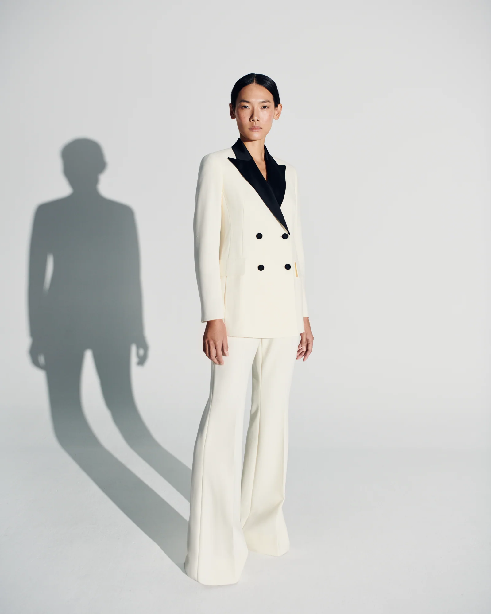 Bootcut Wool Stretch Double-Face Pants - Image 2
